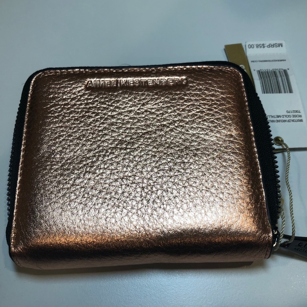 Aimee Kestenberg Brixton Zip Around Rose Wallet